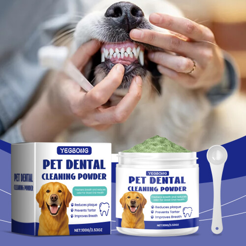 Dog Teeth Cleaning Powder, Fresh Breath 1
