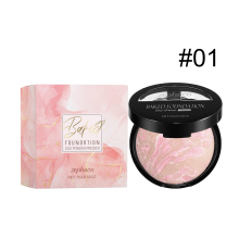 Concealer Powder Compact: Light & Misty Finish, Portable Touch-Up