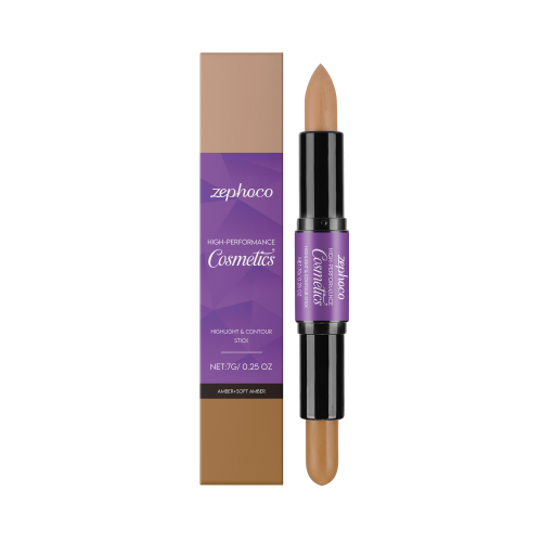 2-in-1 Highlighter & Contour Stick, Amber 3D Concealer