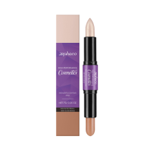 2-in-1 Cream Highlighter & Contouring Stick, Natural Bronze