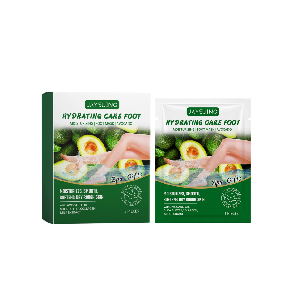 Avocado Fruit Exfoliating Foot Mask, Hydrating & Nourishing