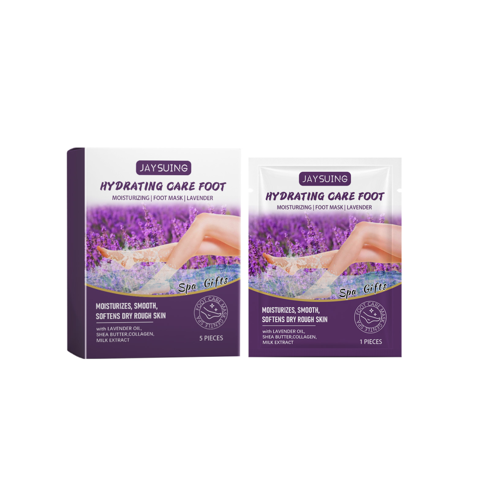 Lavender Exfoliating & Moisturizing Foot Mask For Dry/Cracked Feet