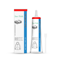 Jue Fish Transparent Fabric Adhesive - Seamless, Waterproof Liquid