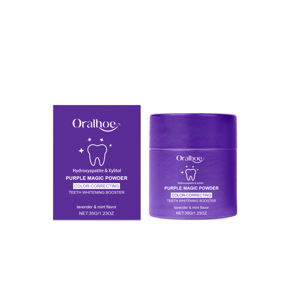 Purple Tooth Powder, Gum Care, Cleans & Brightens Teeth, Fresh Breath