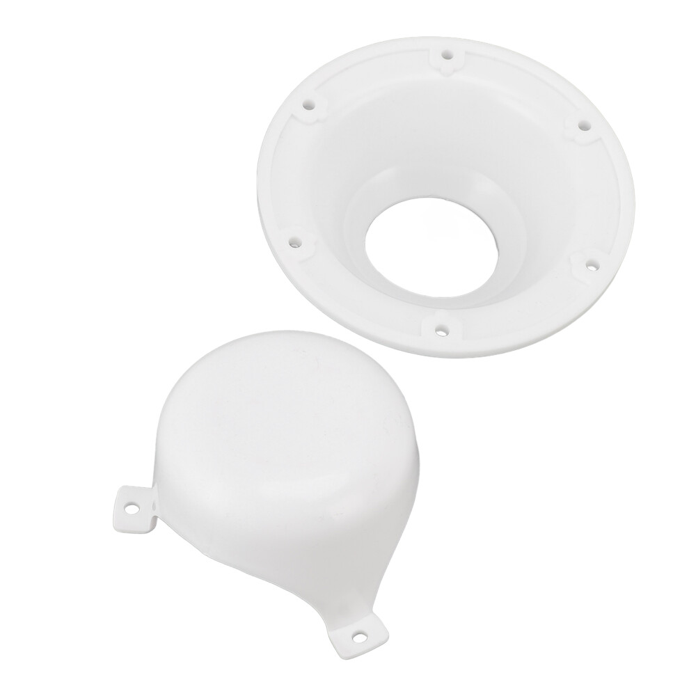 Abs Rv Roof Vent Cap For Trailers, Weatherproof Plastic Cover White 5031364216597
