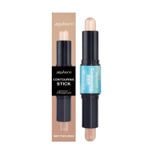2-in-1 Gesichtskontur-Stick (Hellbraun & Champagnergold)