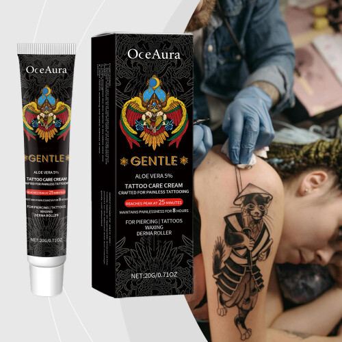Tattoo Care Cream, Gentle Cleansing & Moisturizing 1
