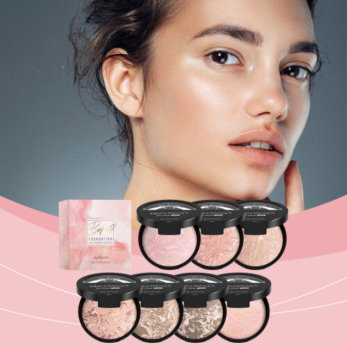 Concealer Powder Compact: Light, Thin, Fine Mist; Portable Touch-Up 1