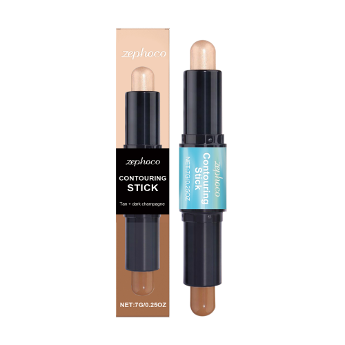 2-in-1 Kontur-Stick (Braun & Champagner) - Langlebig 3D