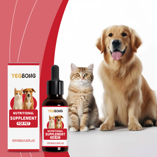 Pet Liquid Supplement for Dogs/Cats, Balanced Easy Absorption 1