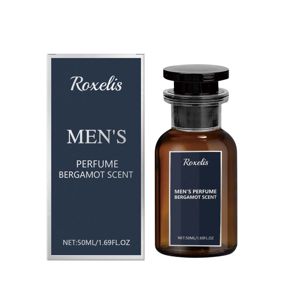 Light Mens Perfume Bergamot Scent, Natural Fragrance Fresh & Lasting