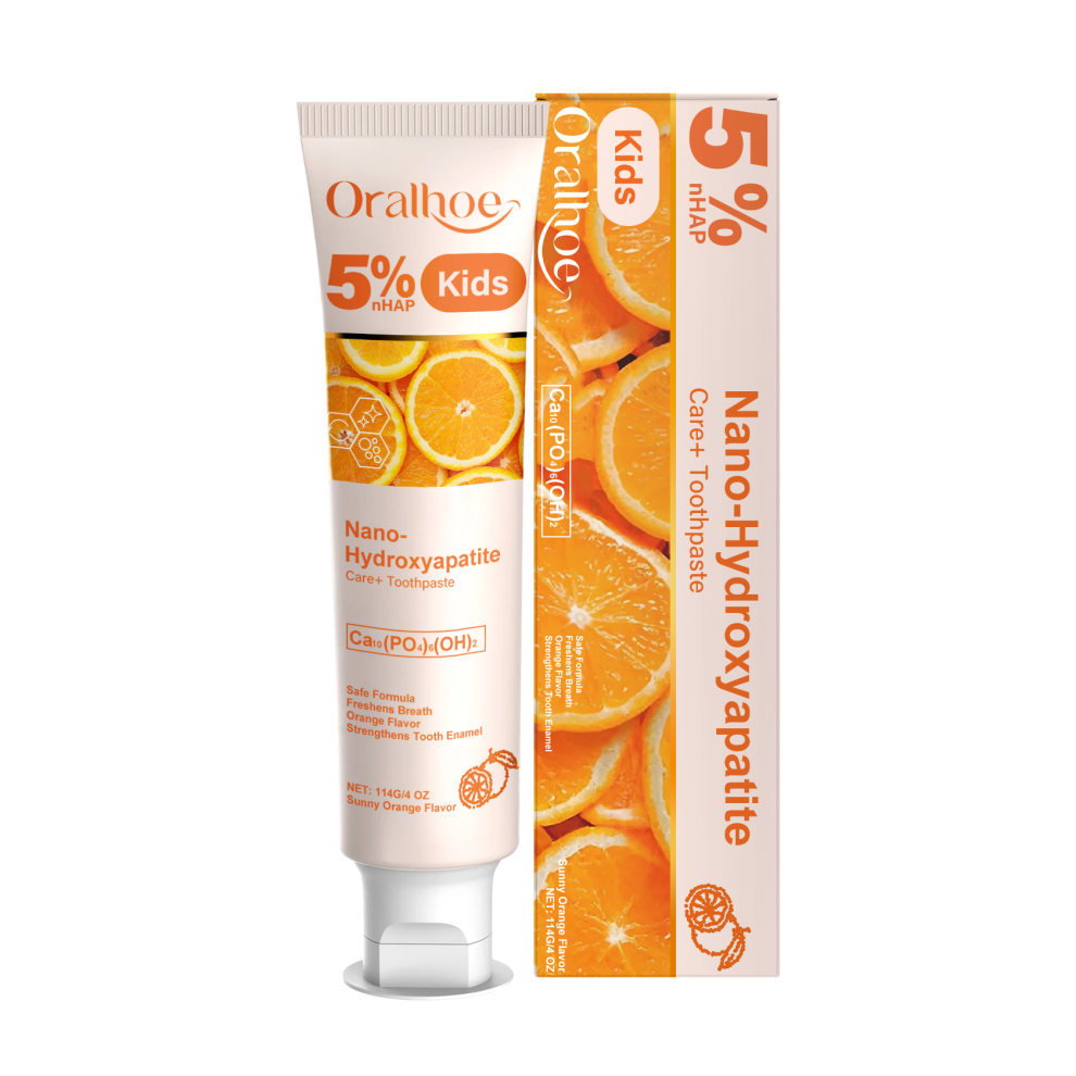 Sweet Orange Children's Toothpaste: Cleans, Brightens, Freshens Mouth