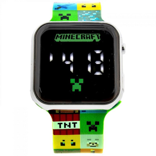 Minecraft Character Watch Minecraft Icons Kids Digital Interactive Smart Watch on OnBuy