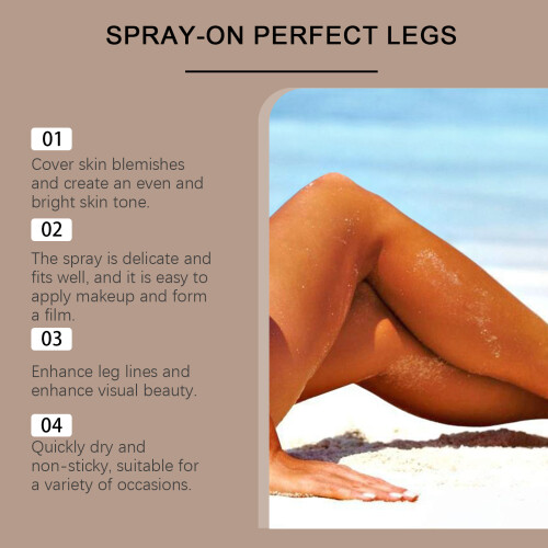 Leg Concealing Darkening Spray, Summer Moisturizing Spray 2