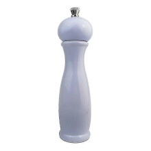 (Powder blue H216) Pepper Pepper Sea Salt Grinder Manual Beech Wood Grinding Bottle Bla Pepper Seasoning Bottle