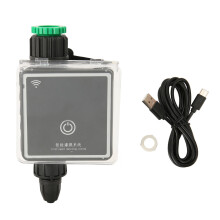 Smart Sprinkler Controller With WiFi Connection, Digital Hose Timer For Garden Irrigation, Automatic Watering System With Weatherproof Housing And Man
