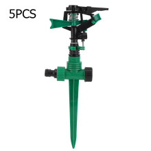 Córas Uisciúcháin Gairdín le Sprinkler Rothlach 360 Céim, Uirlis Ilchuspóireach Cúraim Faiche ina bhfuil Tógáil ABS Marthanach agus Rothlú