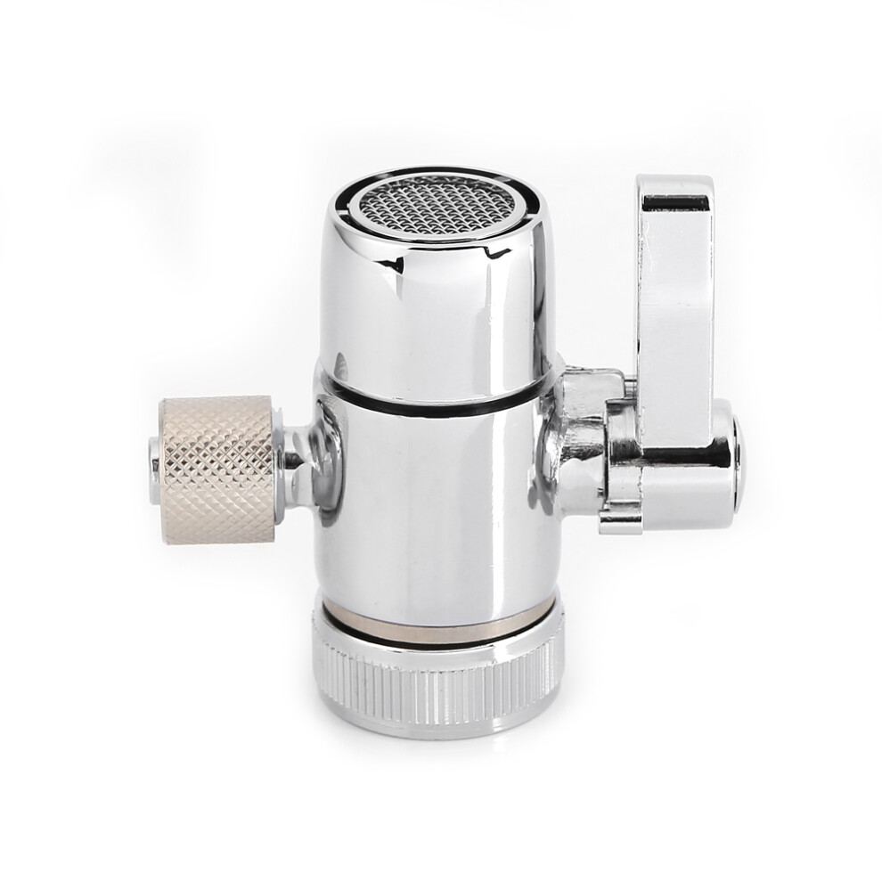 Ro Tubing Faucet Diverter Switch, Countertop Water Filter Connector Brass Construction, Easy Installation Smart Solution For Standard Faucets No Drips 9489125572776