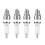 4pcs D8EA Spark Plug for 110CC ATV, KFA 400F 350F M Ignitor Plug 2