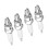 4pcs D8EA Spark Plug for 110CC ATV, KFA 400F 350F M Ignitor Plug 6