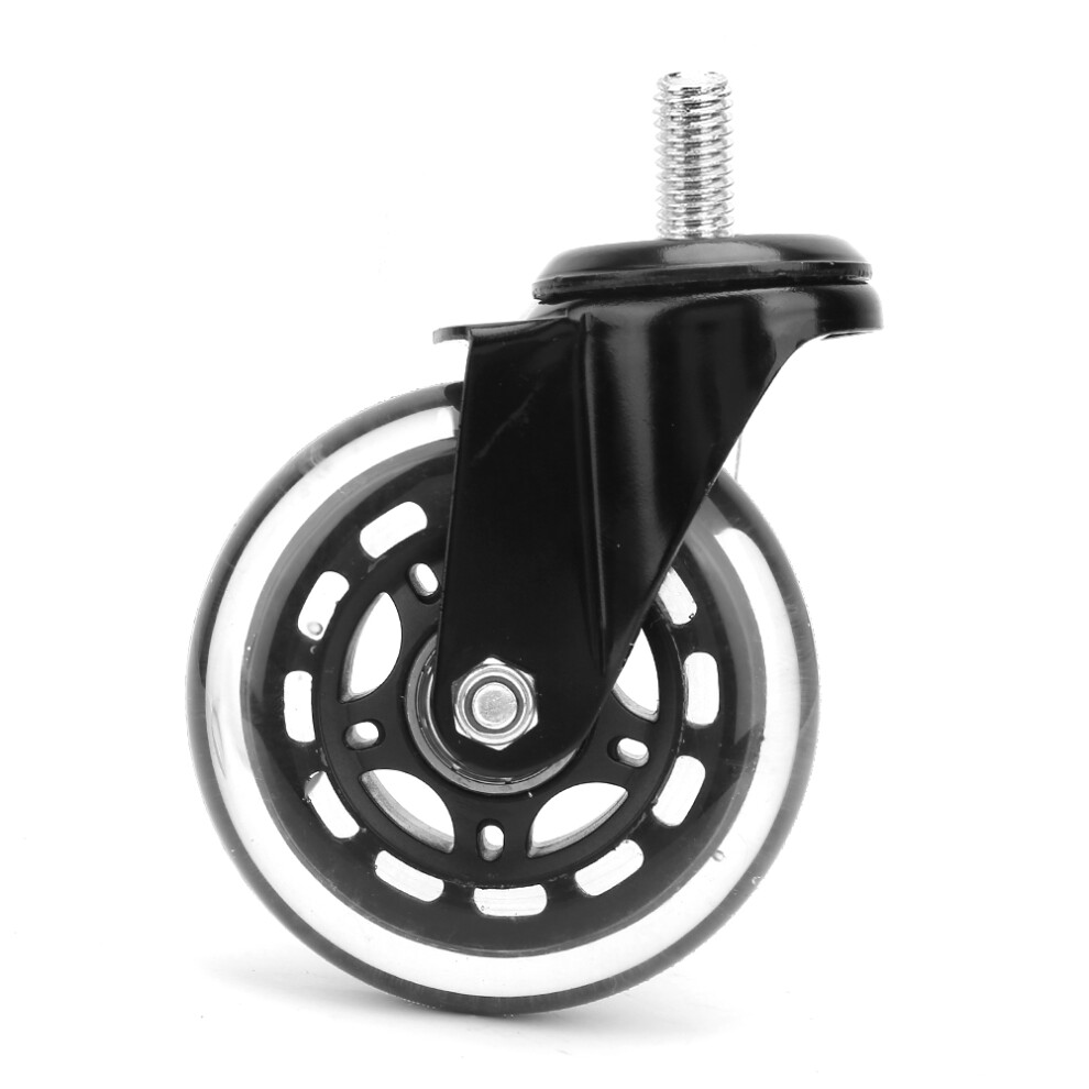 5Pcs 3 Inch Swivel Pu Caster Wheels For Office Chairs, Trolleys & Furniture 5051364218209