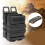 Tragbare Molle-Doppelpatrontasche Schwarz 10,57,5 cm 3