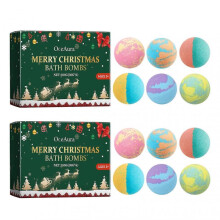 (2pcs) Moisturizing Bubble Bath Bomb for Exfoliating Stress Relief, Gentle Plant-Based Formulas For Sensitive Skin, Present for Women Men