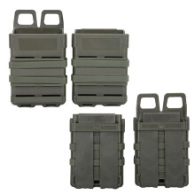 Tragbare Mag-Festanschluss-Doppelmagazintasche Molle-System Armeegrün