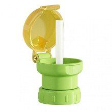 (B) Cute Children's Anti-spill Water Bottle Cap Safe Easy to Clean for School Daycare Outdoor Activities