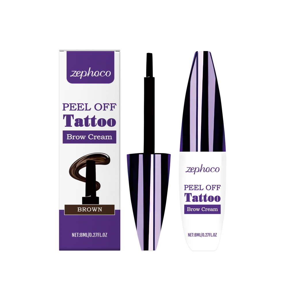 Brown Tear-Off Eyebrow Pencil, Natural Bristles, Smudge-Proof