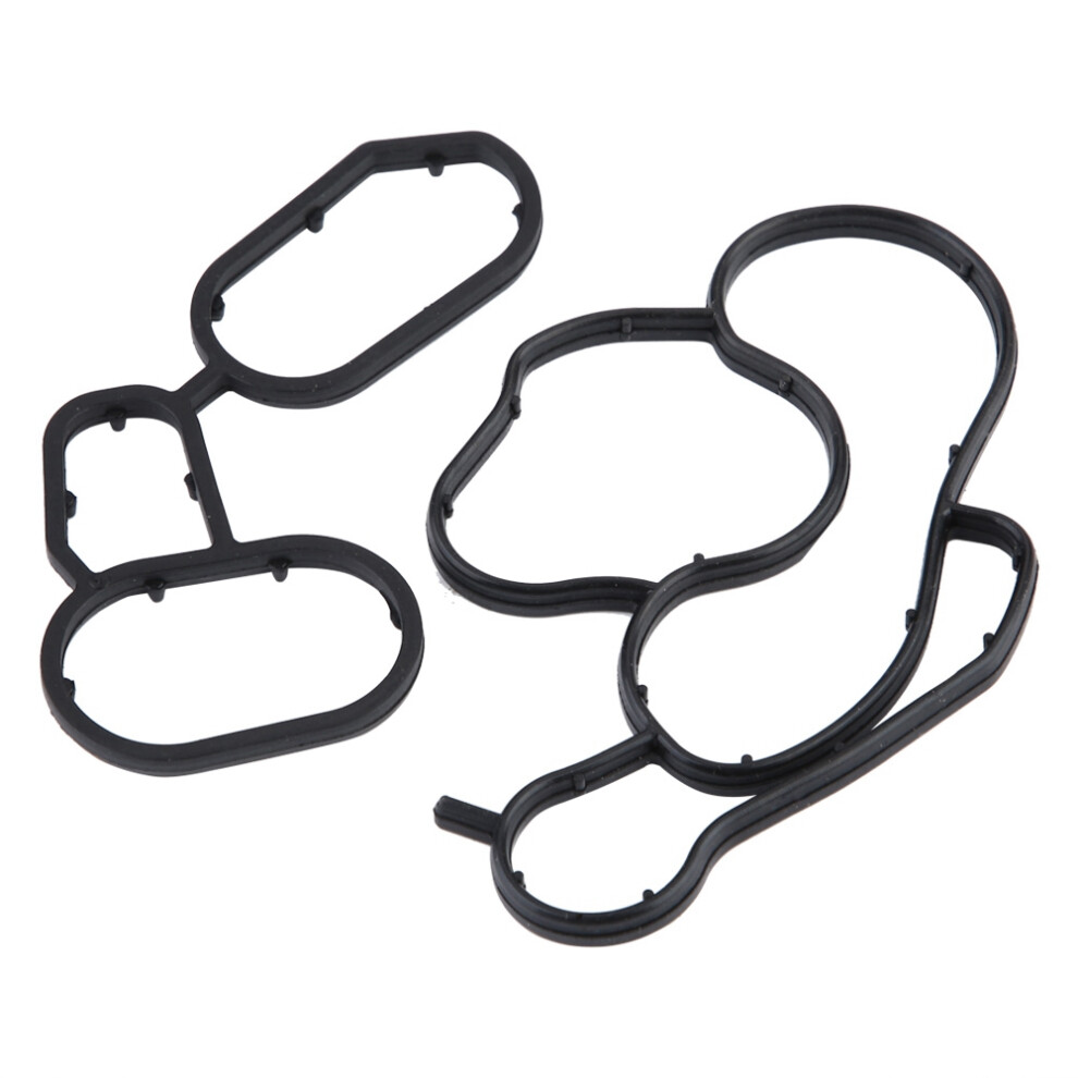 2Pcs Oil Cooler Filter Housing Gasket Seal Ring For Bmw 11427508970/71 7631364219215
