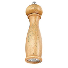 (Primary color H216) Pepper Pepper Sea Salt Grinder Manual Beech Wood Grinding Bottle Bla Pepper Seasoning Bottle