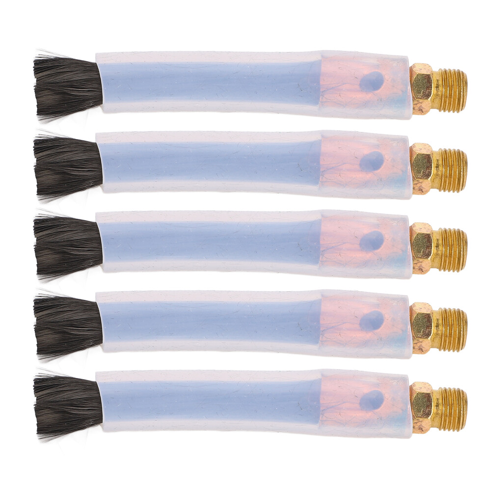 5Pcs Brass Head Fiber Weld Bead Cleaning Brushes For Seam & Joint M10 4671364219610