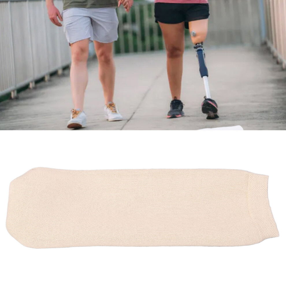 Lower Limb Amputee Sock Thick Gel Elastic Soft Fit Reduce Friction Small Size