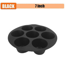 (7 inch) 7 Even Cake Cups Air Fryer Accessories Round Muffin Cup Mold Microwave Oven Baking Mold Baking Tray Cake Pan Baking Bakeware Mat