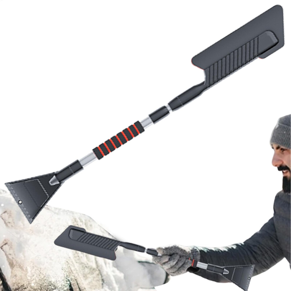 Car Ice Scraper Telescoping Handle Extendable Cleaning Tool Fits Rvs Suvs Trucks Windshields Windows Winter Automotive 9323874222097