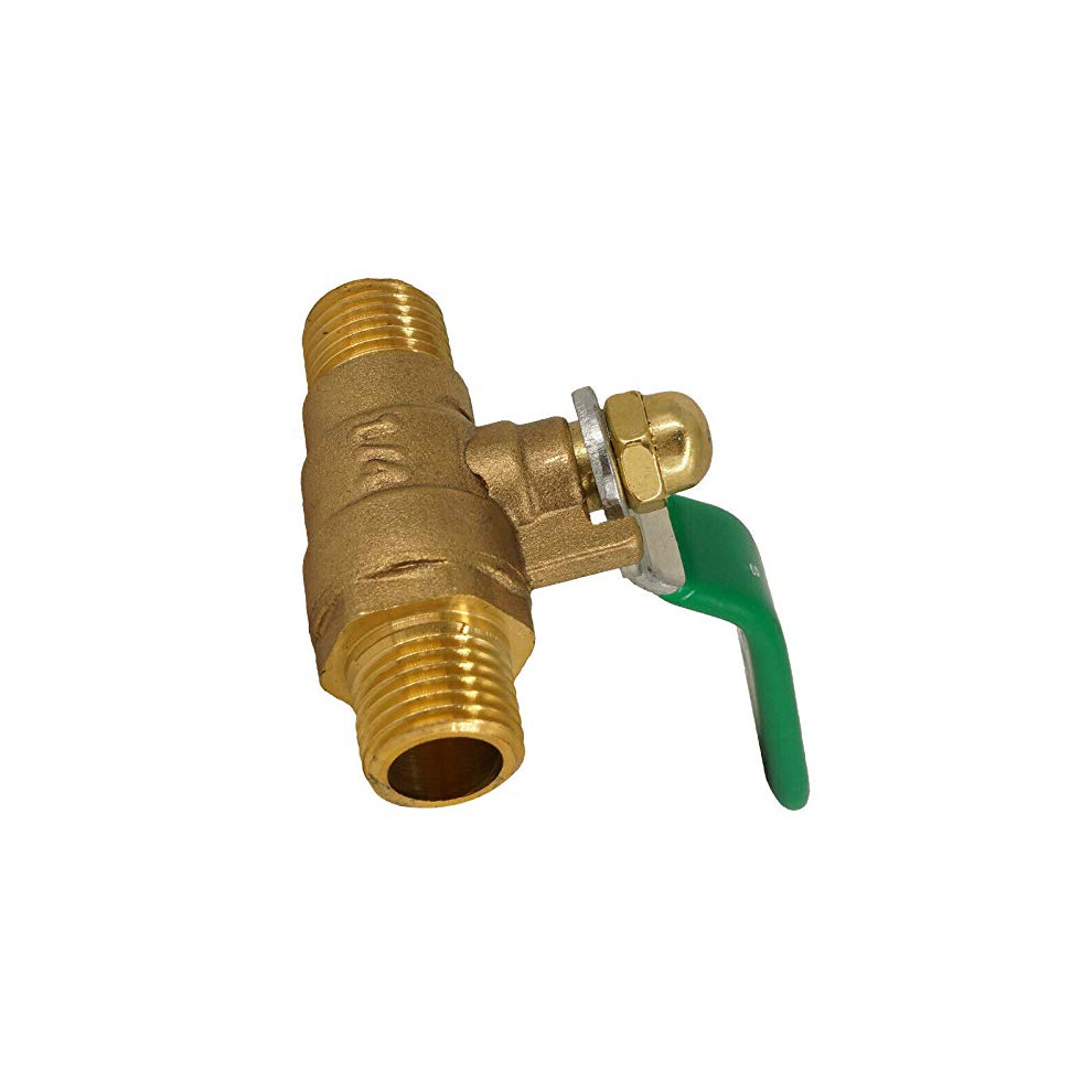 Lever Valve 1/4Inch Bsp Male Brass Ball Valve Faucet Connector For Irrigation System Pack Of 1 9339159484838