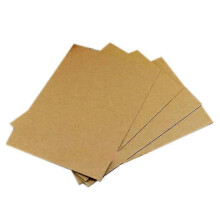 (Brown) 20pcs Blank Greeting Card Kraft Paper Postcard Vintage Blank Postcards Diy Hand Painted