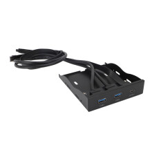 3,5-Zoll-Frontplatte Floppy-Schacht USB-A & Type-C