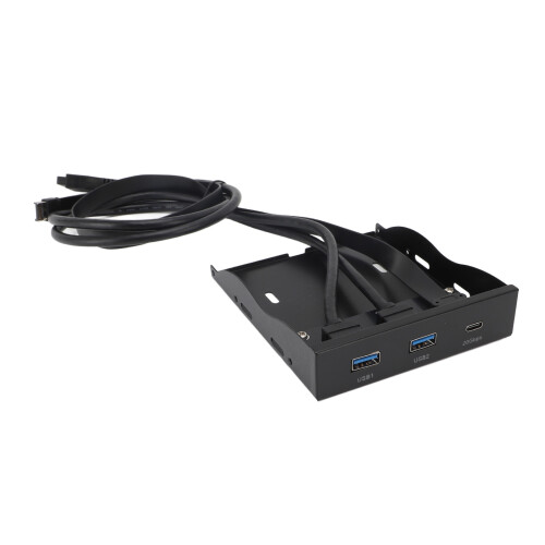3,5-Zoll-Frontplatte Floppy-Schacht USB-A & Type-C