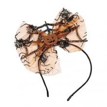(Pumpkin Spider) Headband for Halloween Festival Hairband Decoration Accessory for Women Girls