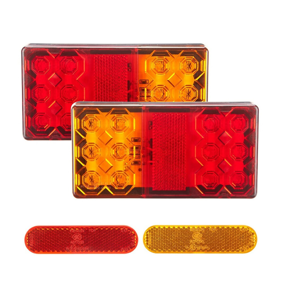 Third Brake For Car Truck Trailer Caravan Tail Tail Turn Signal Indicator Stop Lamp Rear Brake Light 9067246077549