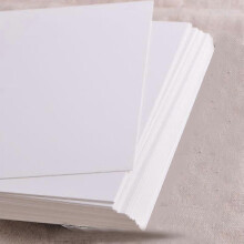 (White) 20pcs Blank Greeting Card Kraft Paper Postcard Vintage Blank Postcards Diy Hand Painted