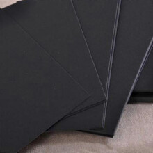 (Black) 20pcs Blank Greeting Card Kraft Paper Postcard Vintage Blank Postcards Diy Hand Painted