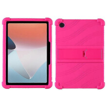(Rose) Protective Cover For Oppo Pad Air 10.36-inch 2022 With Pc Kickstand, Fall Protection Soft Silicone Tablet Case