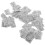 Silica Gel Packets 50Pcs Desiccant Packet for Humidity Control Storage Moisture Absorbers Transparent 4