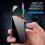 (Blue) Rechargeable Windproof Lighter Windproof Flameless for Lighter Lover 3