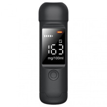 (Black) Breathalyzers for Alcohols Rechargeable User-Friendly Interface: for Car Driver Use