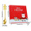 (Glod) Xmas Dessert Spoon Set Elegant Rustproof Flatware Set for Home Kitchen 5