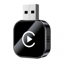 (Black White Label) Wireless Carplays Box for Car Multi-Purpose Dongle Adapter for Auto Truck